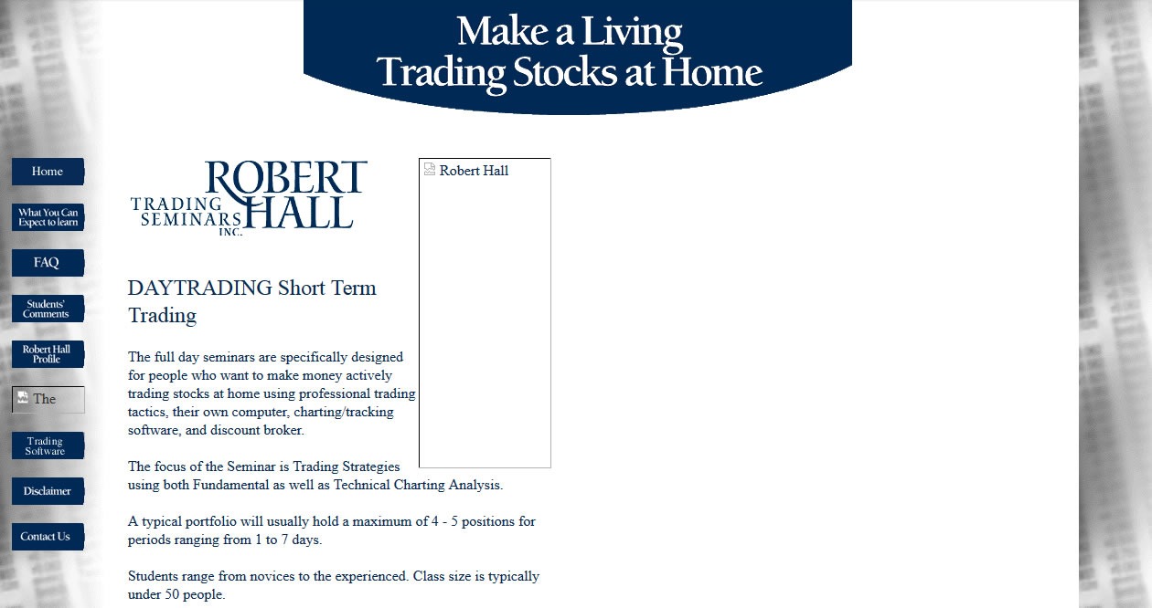 Robert Hall Trading Seminars